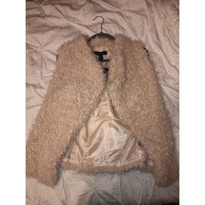 Faux fur vest